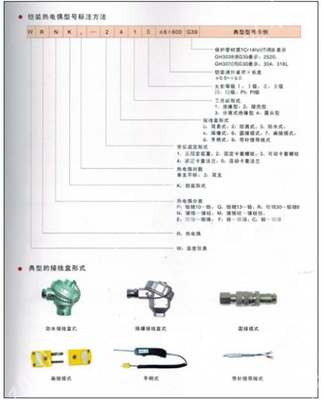 WR*K-**1/2 防水铠装热电偶(绝缘式和接壳式)铠装电热偶 铠装热电阻 测温棒_电子电工仪器_测温仪表_热电阻_产品库_中国化工仪器网
